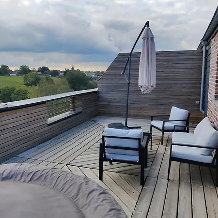 Terrasse Jacuzzi Du Pont Alsort 2-2 Froid-Chapelle